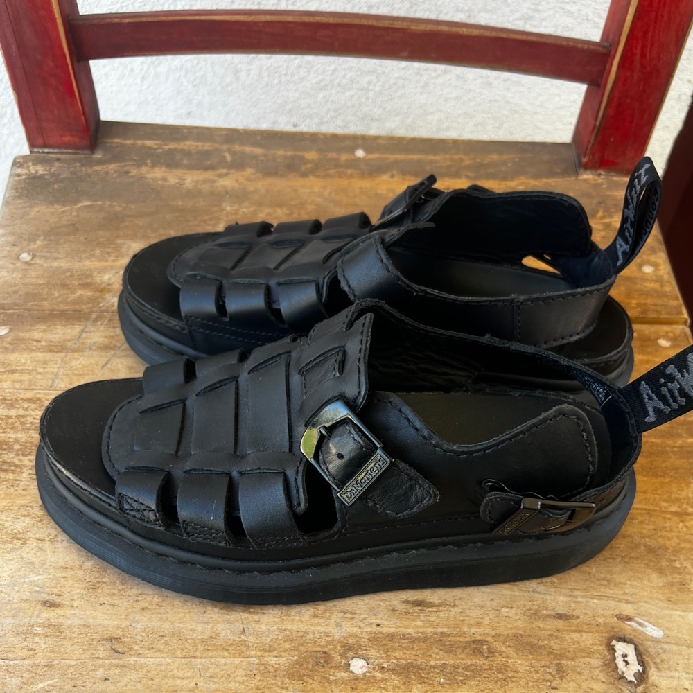 Doc Marten Leather Strap Sandals Womens 10/Mens 9